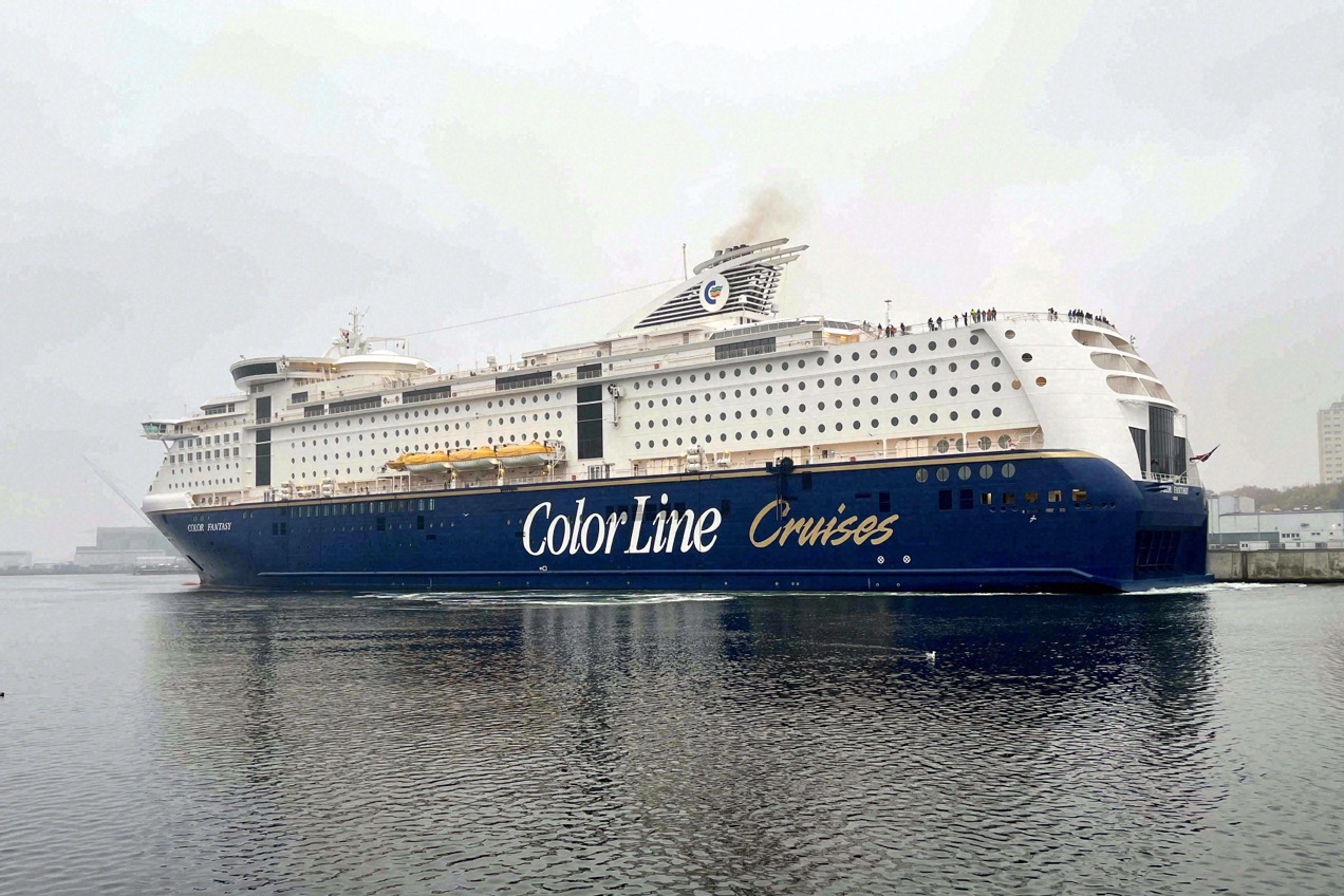 Color-Line-Fähre in Kiel