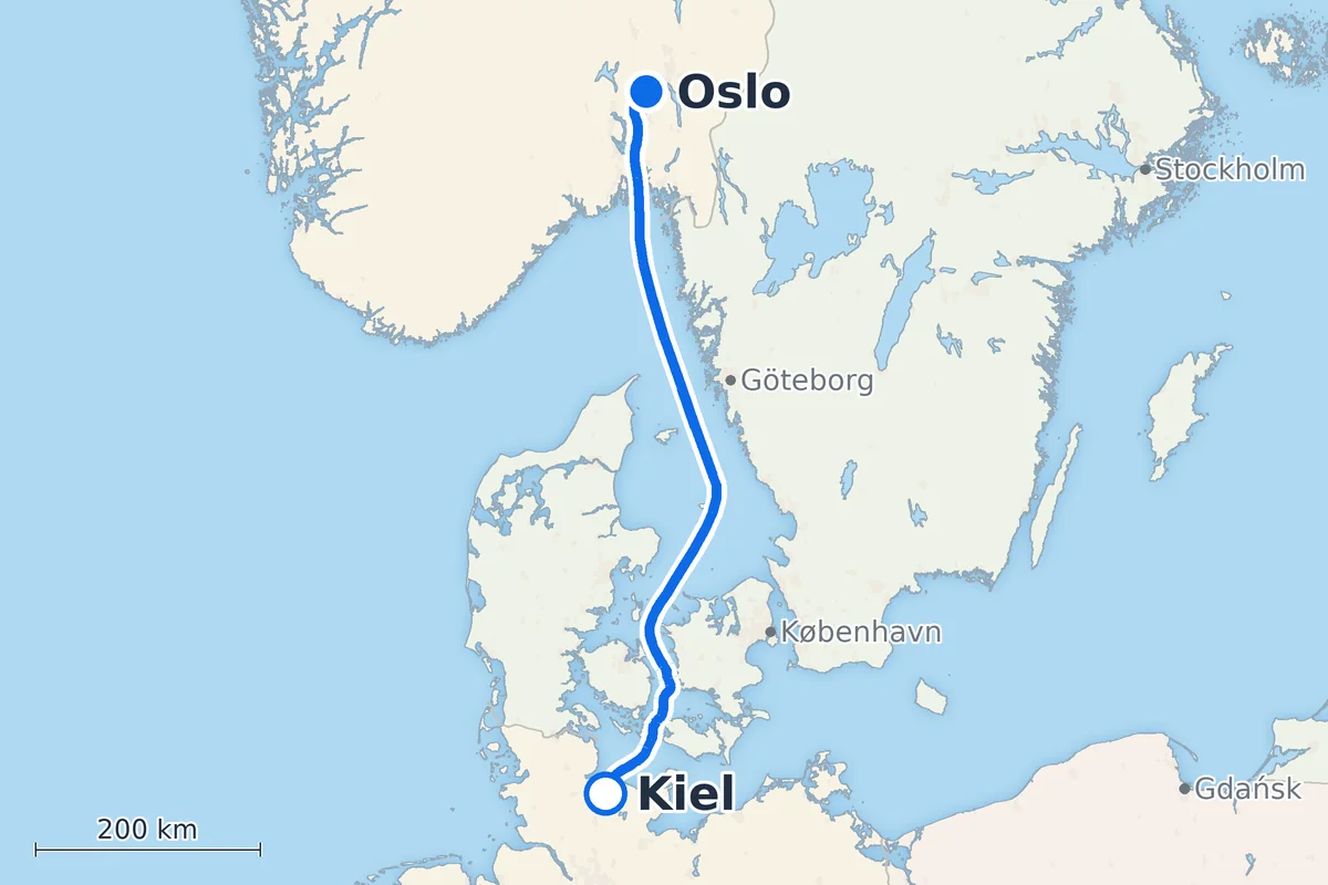 Kiel - Oslo